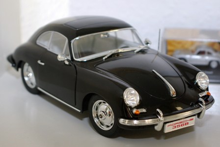 Porsche 356 A Black. Ein schwarzes 356B Coupé 1.6 l